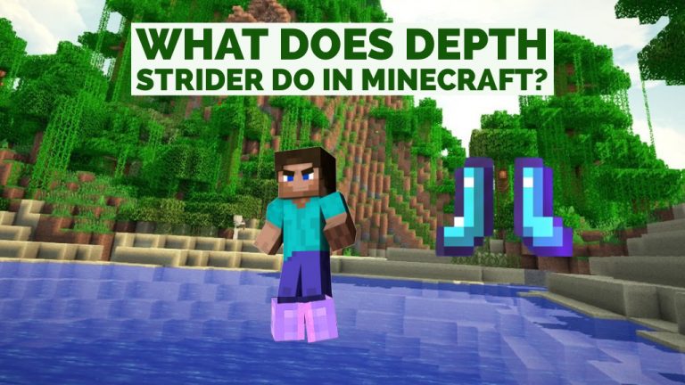 Depth strider minecraft что это