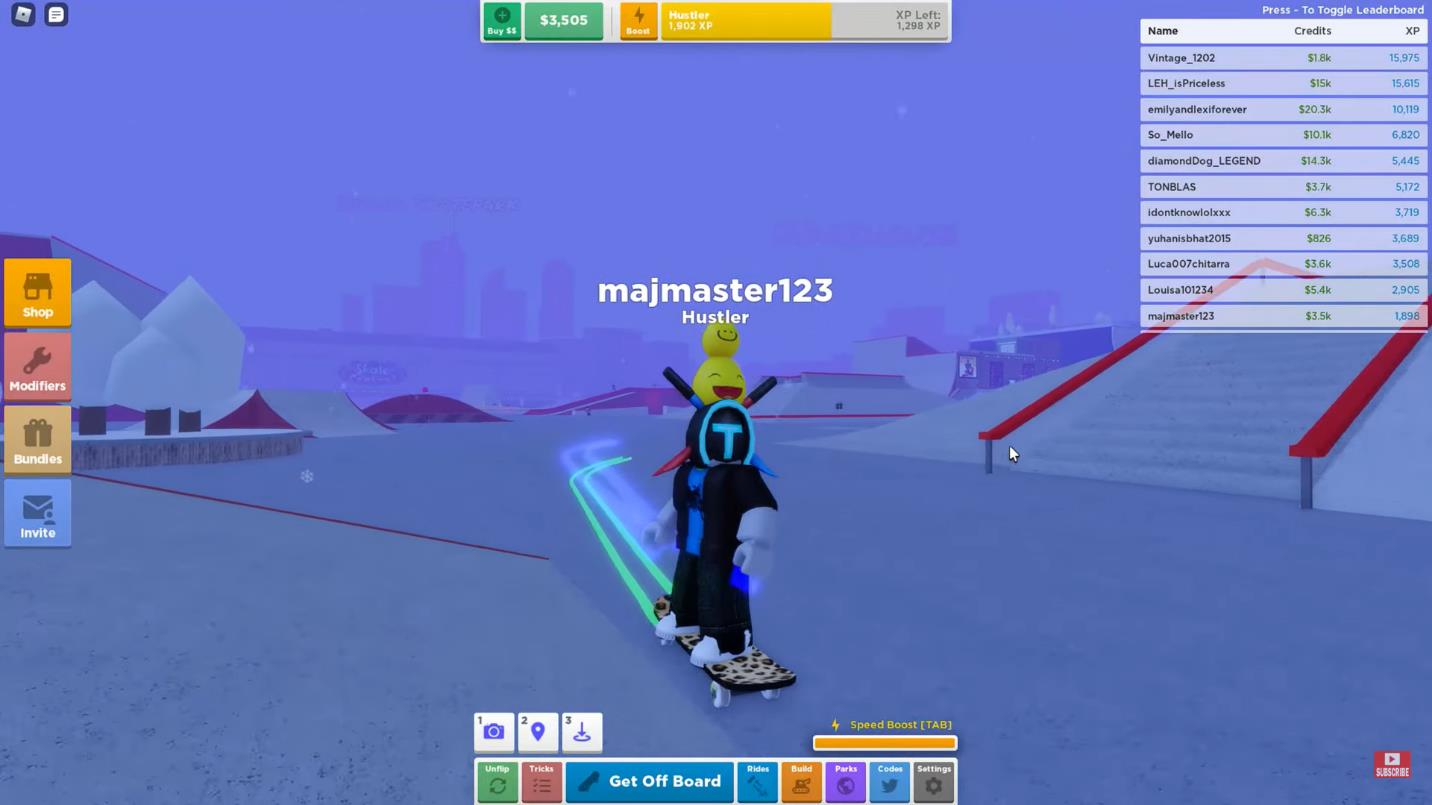 Roblox Skate Park Codes (March 2024) KiwiPoints