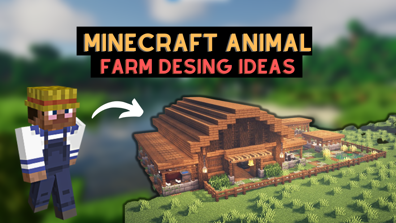 minecraft animal farm blueprints