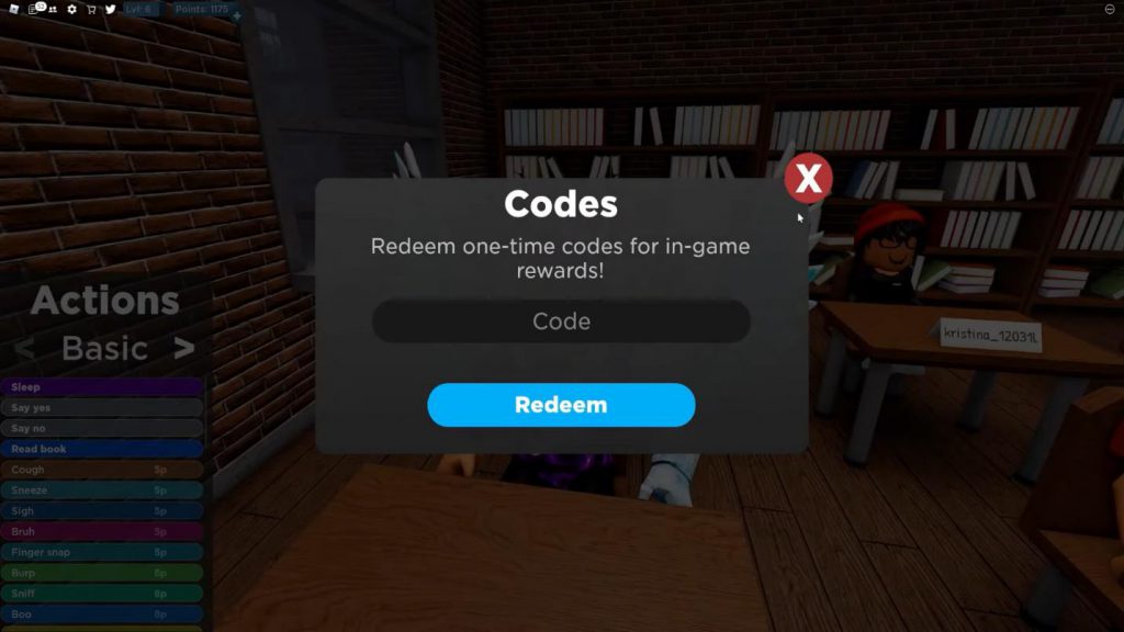 roblox the presentation experience code 2023